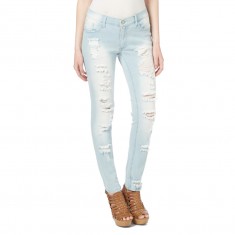 Nutcracker Distressed Skinny Jeans - Plus