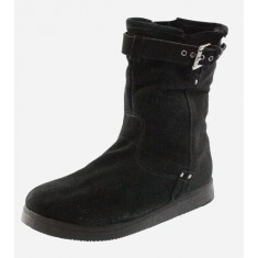 Earra Buckle Studded Flat Casual Boots Shoes