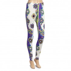 Purple Floral Leggings