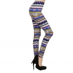 Royal & Navy Geo Leggings