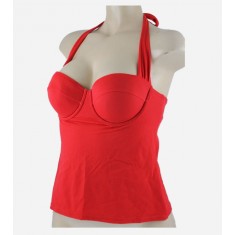 Red Push Up Swimsuit Tops