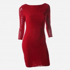 Red Lace Clubwear Dress