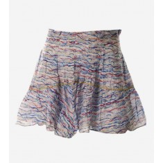 Blue A-line Skirt