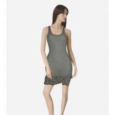 Sea Mist Lace Tank Top Summer Dress Shirt