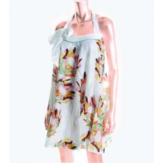 Printed Swimwear Dress Cover-Up