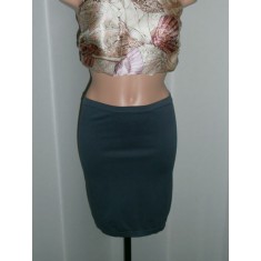 Junior Stretchy Gray Tube Skirt