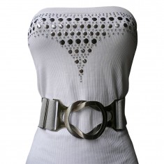 Gray Stretch Belt