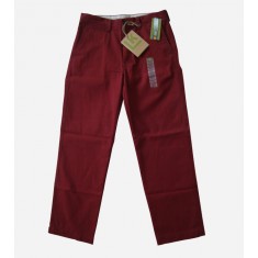 Khaki Flat Front Men's Pants-01.jpg