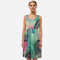 Print Stretch Dress
