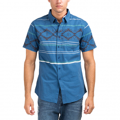 Dark Royal Blue Colony Button-Up