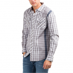 White Plaid Button-Up