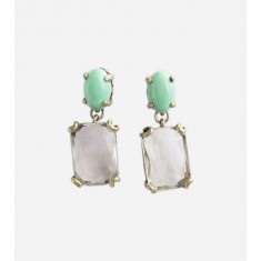 Green Stone Earrings