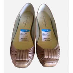 Lilliana Gold Flat Shoes