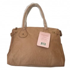 Tan Sequin Handbag 