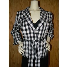Petite Checkered Blazer