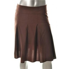 Brown A-line Skirt