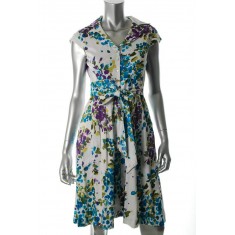 Petite Casual Printed  Dress