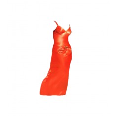Formal Papaya Orange Dress