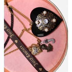 Layered Heart Locket Necklace