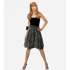 Lilith Silk A-line Skirt
