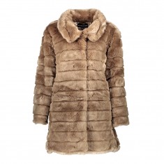 Brown Faux Fur Coat 