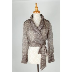Gauze Harlow Silk Top Wrap Shirt Top