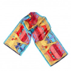 Goldenrod Kindred Spirits Silk Scarf