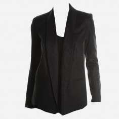 Black Linen Blazer