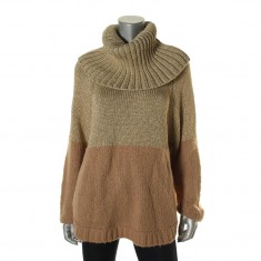 Gold Metallic Knit Sweater
