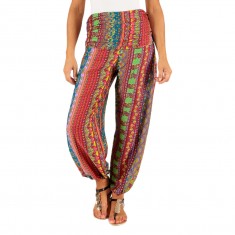 Multicolor Paisley Harem Pants