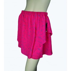 Scratch Print Flouncy Skirt