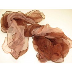 New Fashion 100 Percent Silk Three Layers Scarf