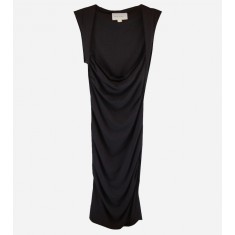 Black Ruched Dress