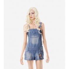 Blue Faded Shortalls