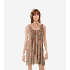 MultiColor Highwaist Dress