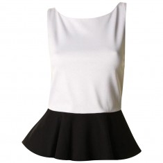 Peplum Knit Casual Top