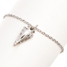 Silver Tone Arrowhead Bracelet