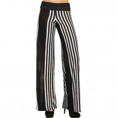 Black & White Stripe Palazzo Pants