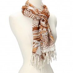 Brown Paisley Scarf