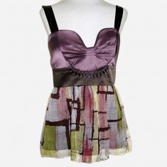 Crepe Peplum Dress