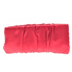 Red Satin Clutch