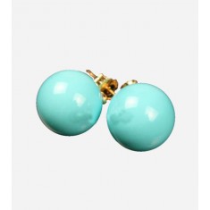 Sea Shell Pearl Gilt Earrings
