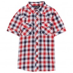 Kid Boy's Plaid Button-up Shirt