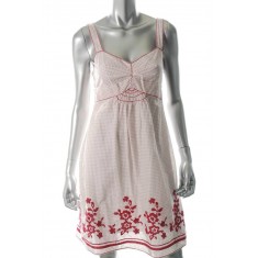 Elisa White Floral Print Dress
