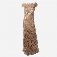 Pink Sequins Gown