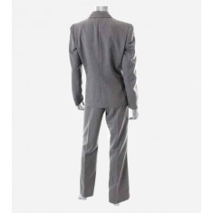 Grey Two Piece Pants Suit
