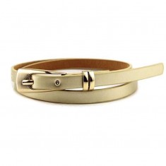 Thin Leather Narrow Belt