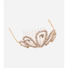 Tiara Rhinestone Crown Bridal Hair Comb