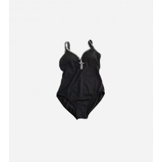 Black One-Piece Bathing Suit