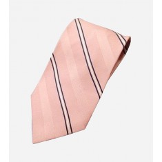 Mens Silk Stripe Luxury Jacquard Necktie